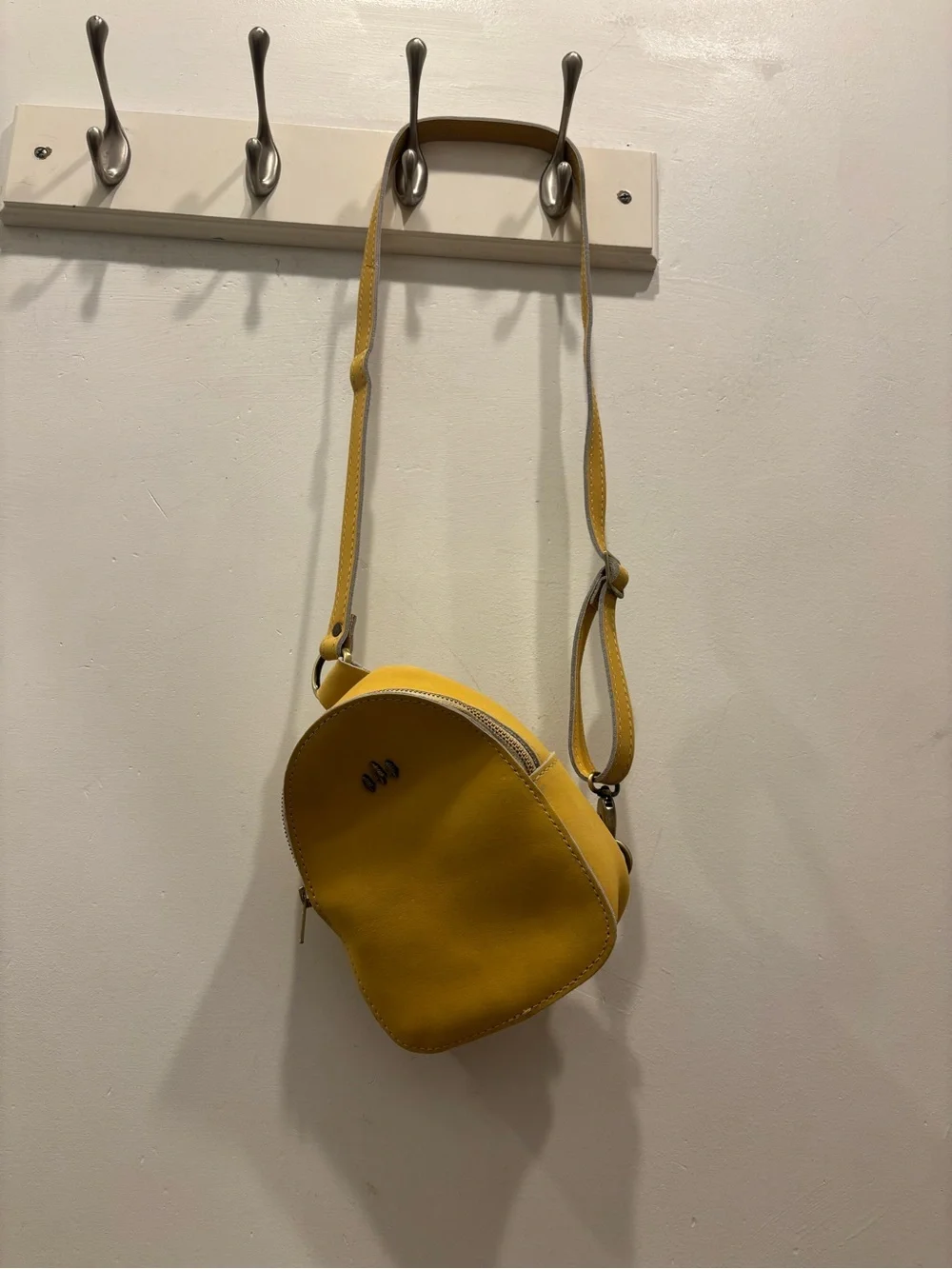 Portland Leather Mustard Yellow Crossbody Bag
